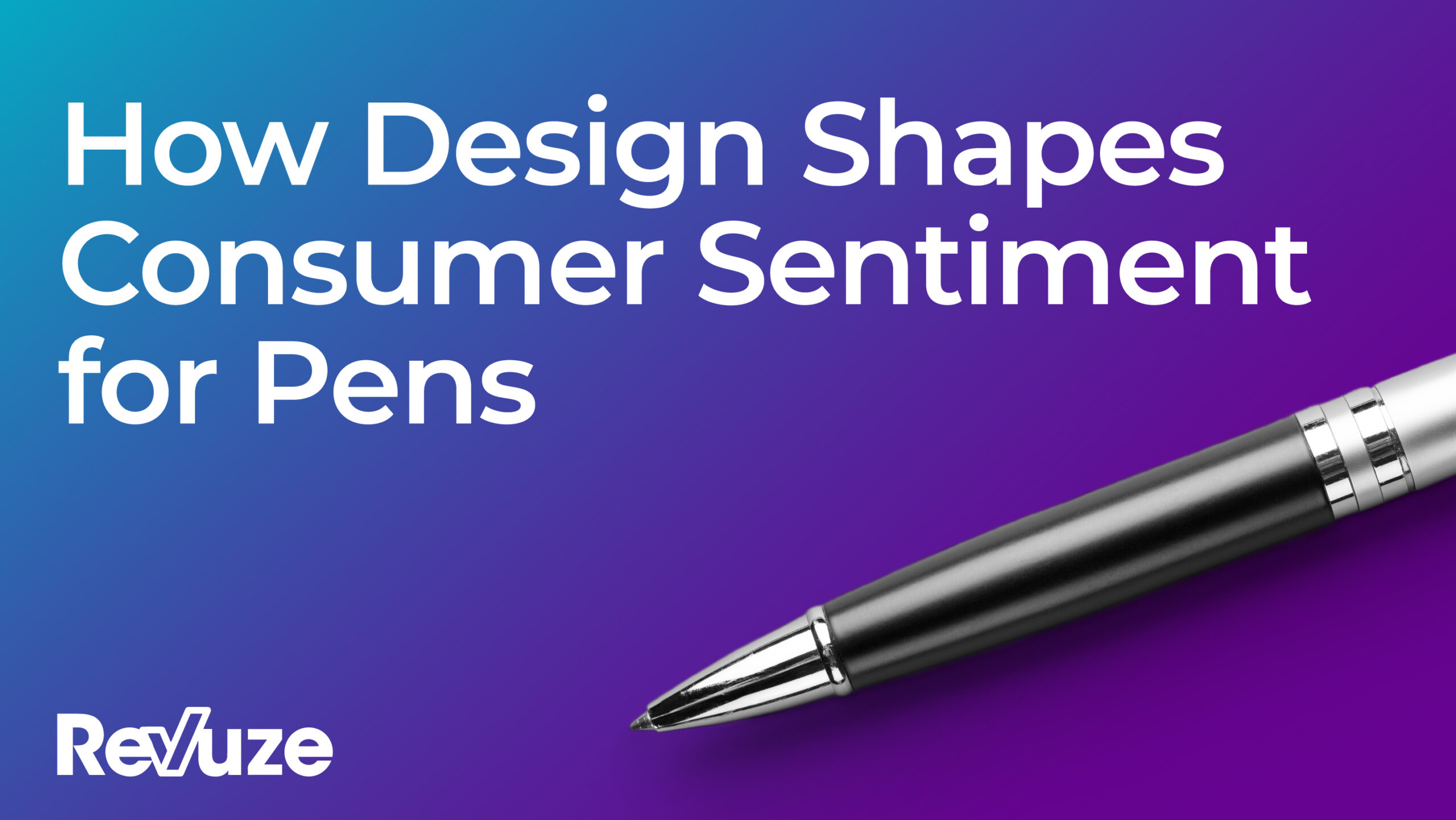 How Design Shapes Consumer Sentiment for Pens