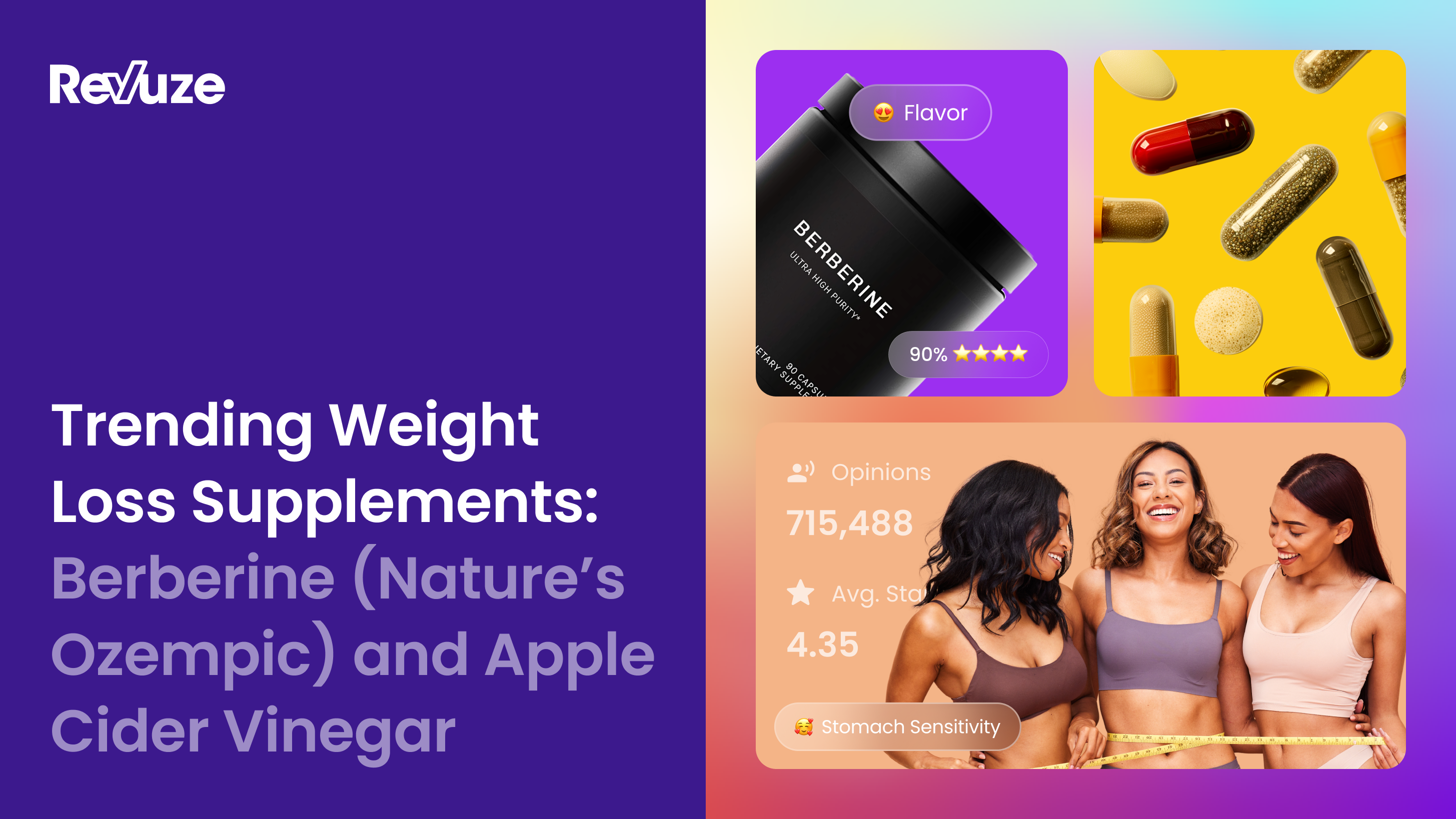 Trending Weight Loss Supplements: Berberine (Nature’s Ozempic) & Apple Cider Vinegar